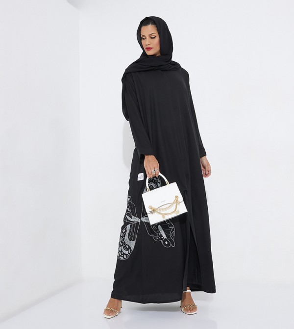  روزيت للعباية   روزيت للعباية  - أسود Abayas