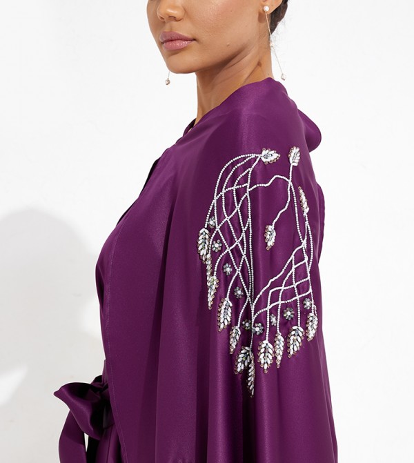 روزيت للعباية   عباية - بنفسجي  Abayas