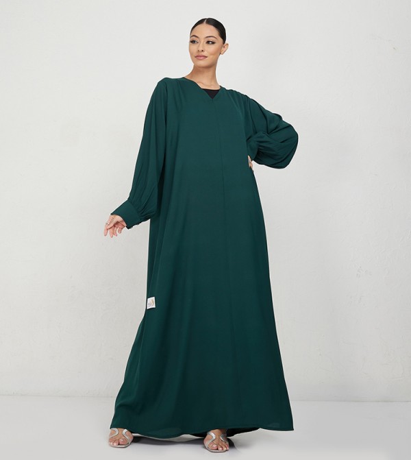 Rosette Abaya  Abayas - Green Abayas