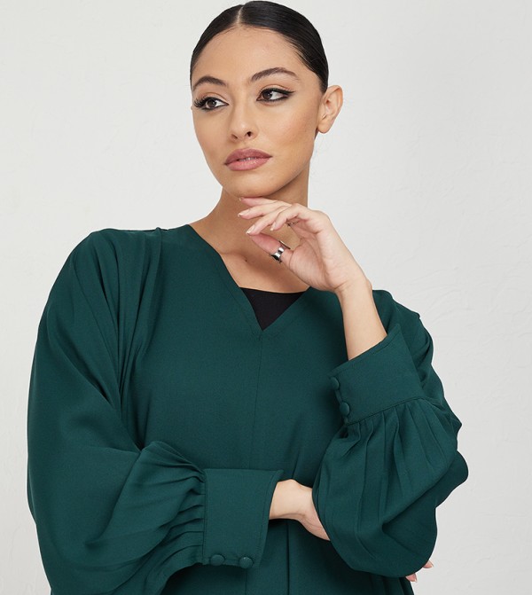 Rosette Abaya  Abayas - Green Abayas