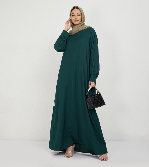 Rosette Abaya  Abayas - Green Abayas