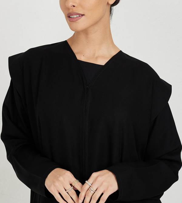 Rosette Abaya  - Black Abayas