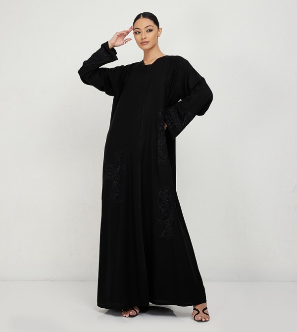  روزيت للعباية   روزيت للعباية  - أسود Abayas