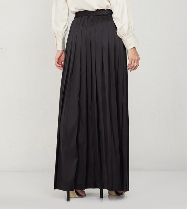 Rosette Abaya Arabian Clothing - Black Skirts