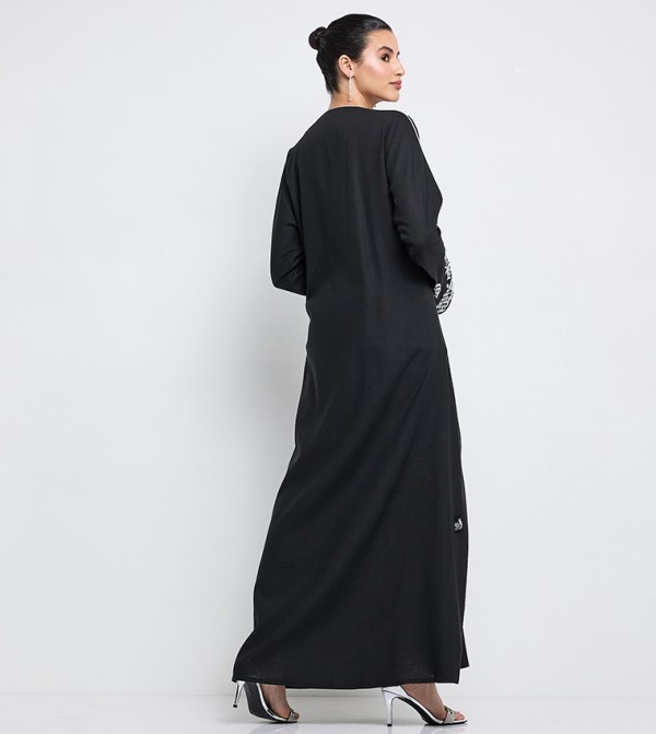 Rosette Abaya Rosette Abaya - Black Abayas