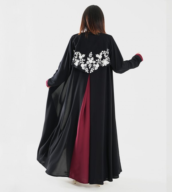 Rosette Abaya Rosette Abaya - Black Abayas