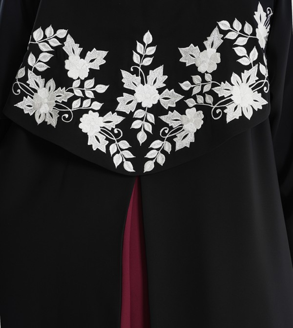 Rosette Abaya Rosette Abaya - Black Abayas