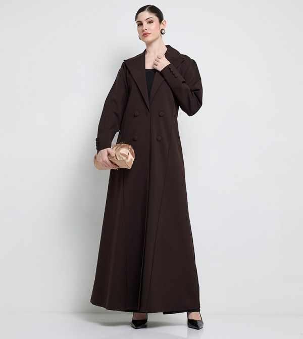 Rosette Abaya Rosette Abaya - Brown Abayas