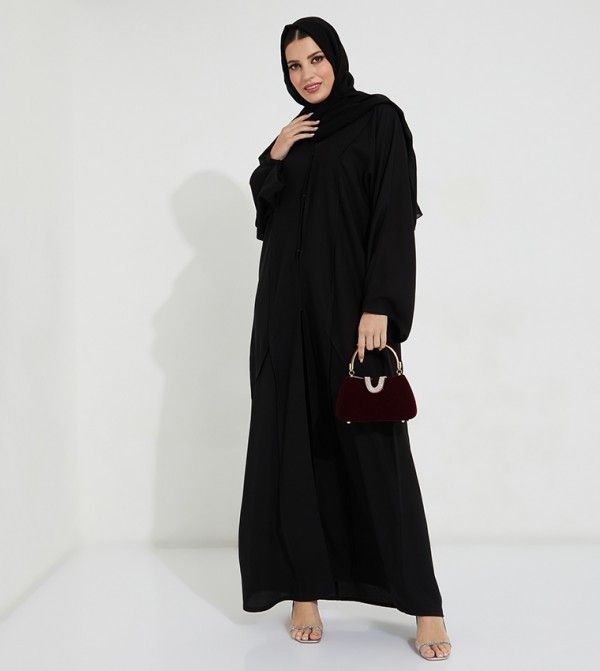 Rosette Abaya Rosette Abaya - Black Abayas