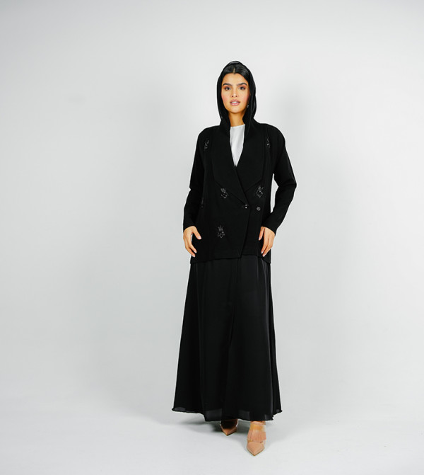  روزيت للعباية   روزيت للعباية  - أسود Abayas