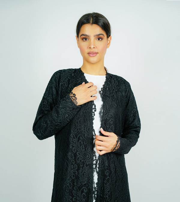  روزيت للعباية   روزيت للعباية  - أسود Abayas