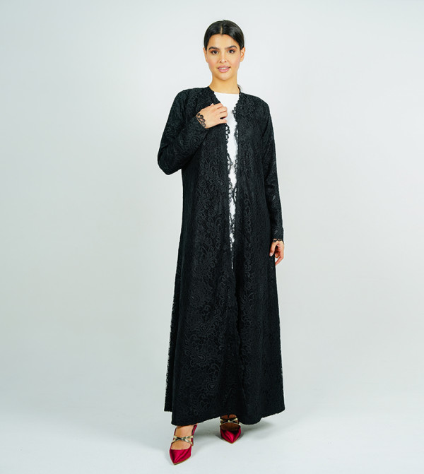  روزيت للعباية   روزيت للعباية  - أسود Abayas