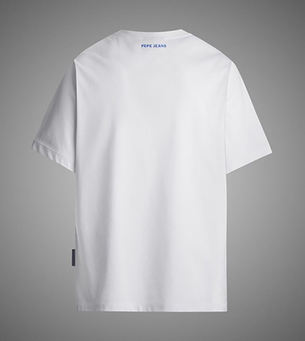Red Bull Racing X Pepe Jeans Red Bull Racing X Pepe Jeans - White Round Neck T-Shirts