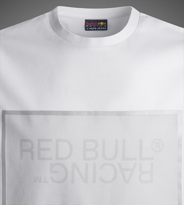 Red Bull Racing X Pepe Jeans Red Bull Racing X Pepe Jeans - White Round Neck T-Shirts