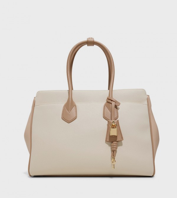 Call it Spring  Bags - Beige Satchel Bags