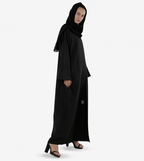 روزا عباية  - أسود Abayas