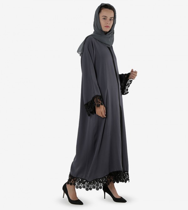 Roza Abaya modest wear - Grey Abayas