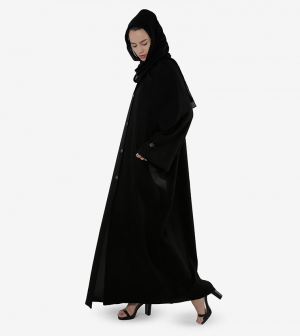 روزا عباية  - أسود Abayas