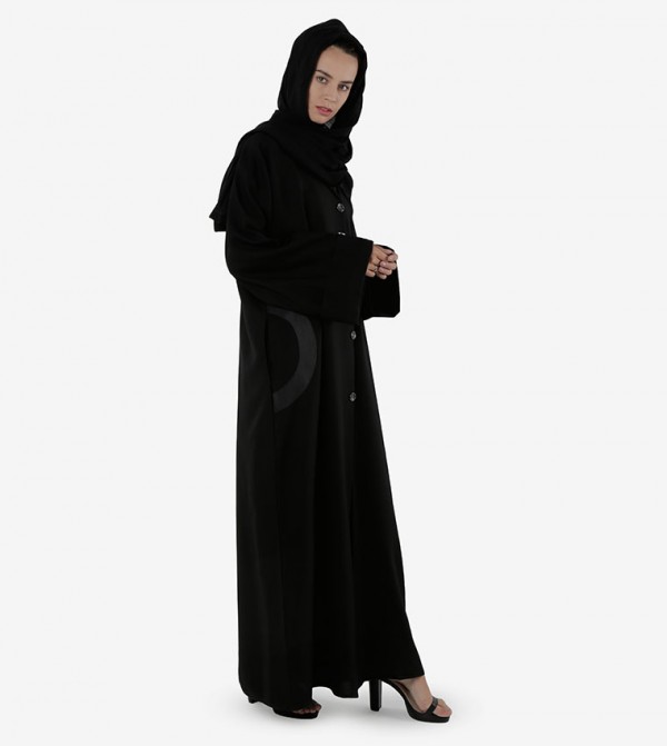 روزا عباية  - أسود Abayas