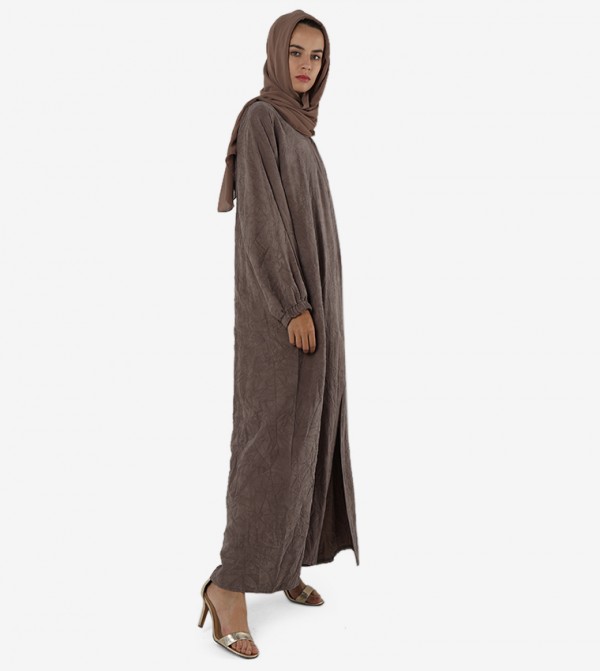 Roza Abaya  Arabian Clothing - Grey Abayas