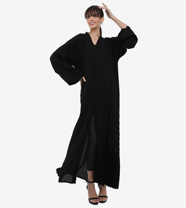 Roza Abaya  Arabian Clothing - Black Abayas