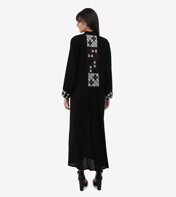 Roza Abaya  Arabian Clothing - Black Abayas