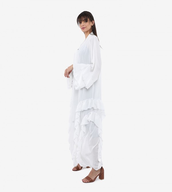 Roza Abaya  - White Abayas