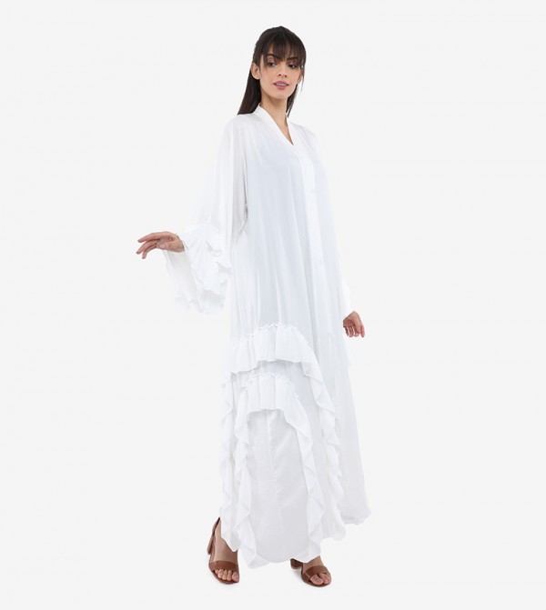 Roza Abaya  - White Abayas