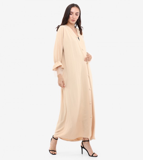 Roza Abaya Roza Abaya - Beige Jalabiya