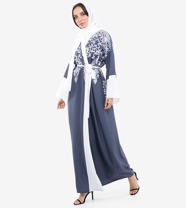 Roza Abaya Roza Abaya - Grey Abayas