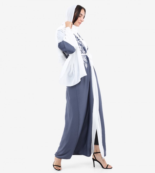 Roza Abaya Roza Abaya - Grey Abayas