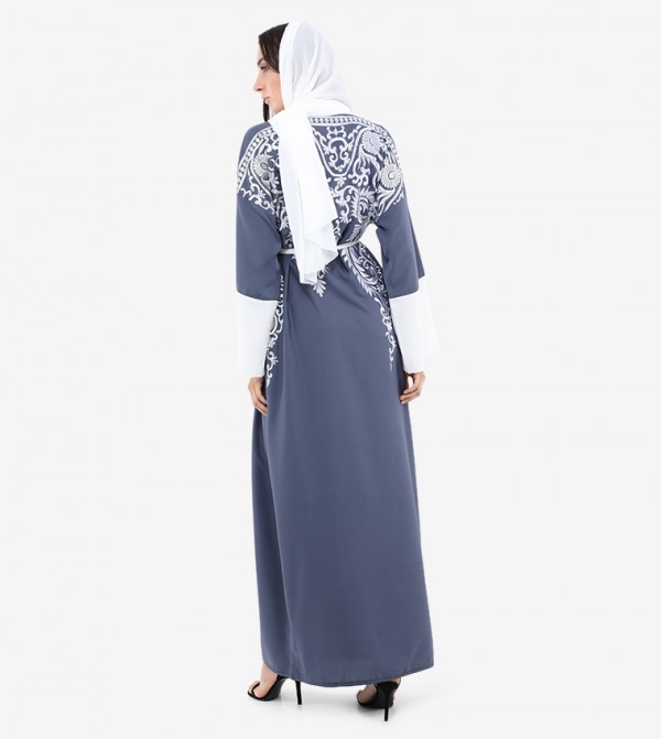 Roza Abaya Roza Abaya - Grey Abayas