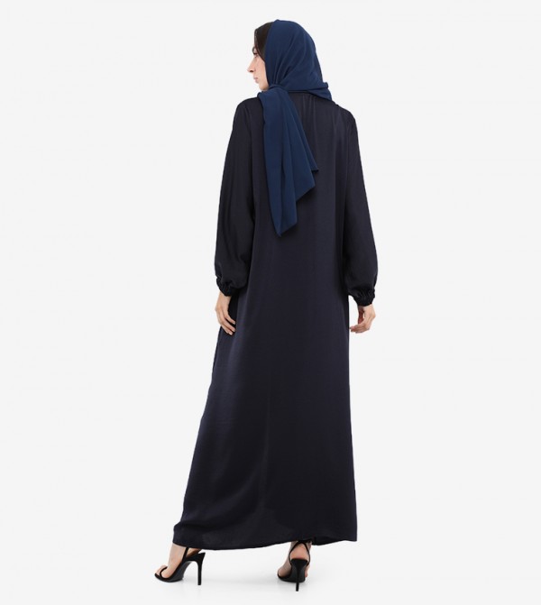 Roza Abaya  Arabian Clothing - Dark Blue Abayas