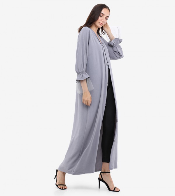 Roza Abaya Roza Abaya - Grey Jalabiya