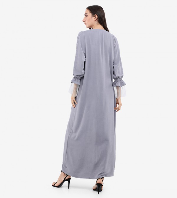 Roza Abaya Roza Abaya - Grey Jalabiya