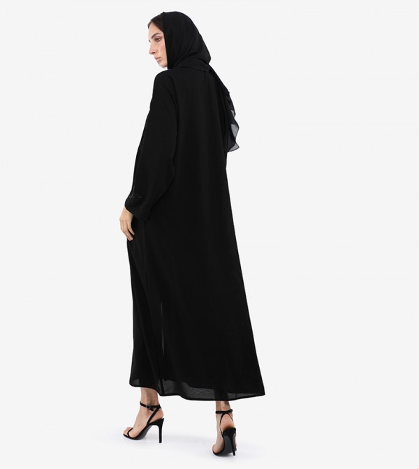 Roza Abaya  Arabian Clothing - Black Abayas