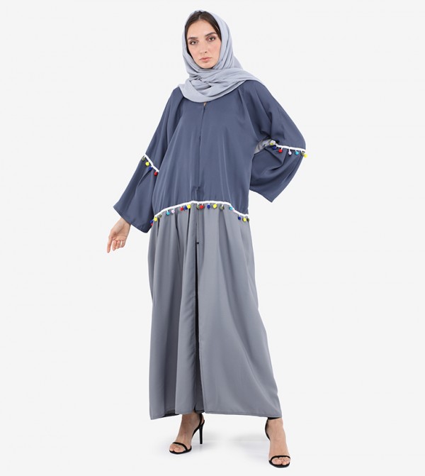 Roza Abaya Roza Abaya - Grey Abayas