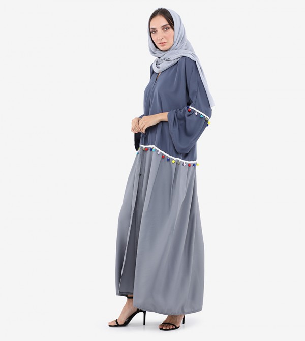Roza Abaya Roza Abaya - Grey Abayas
