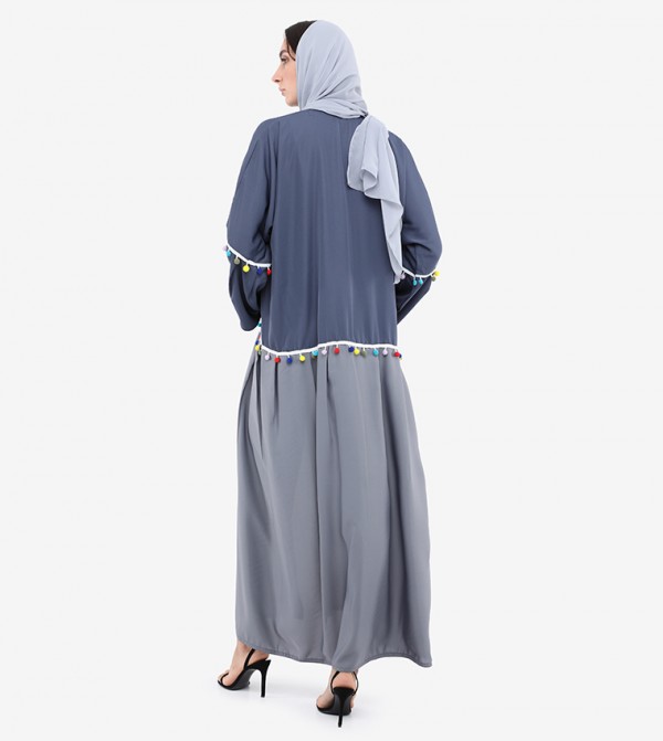 Roza Abaya Roza Abaya - Grey Abayas