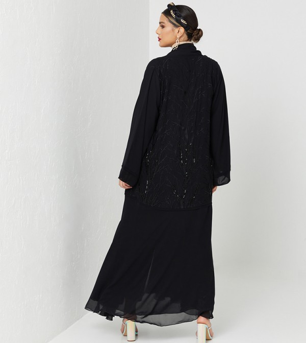 روزا عباية  عباية - أسود Abayas
