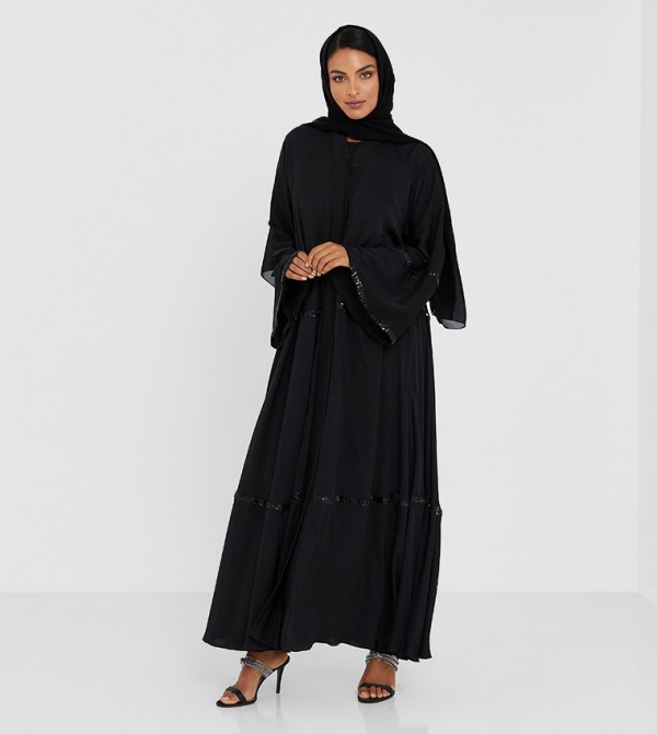 روزا عباية  عباية - أسود Abayas