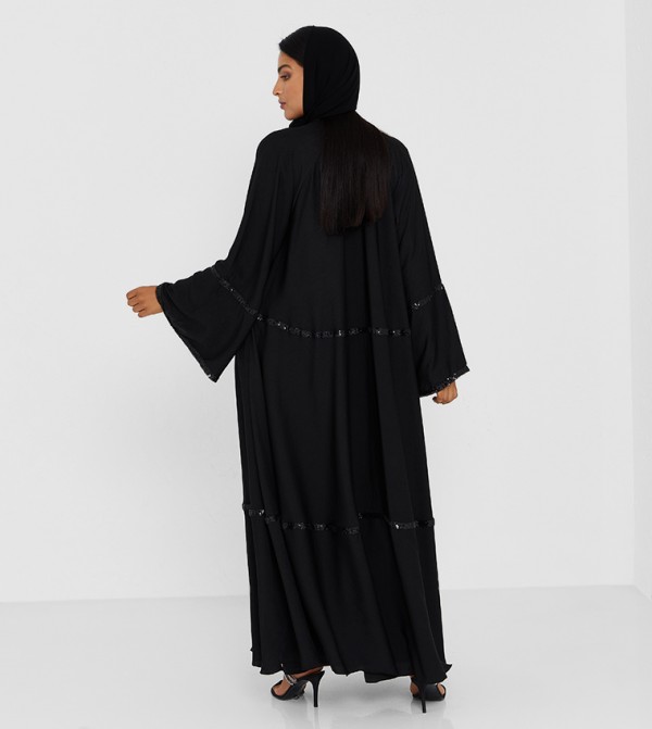 روزا عباية  عباية - أسود Abayas