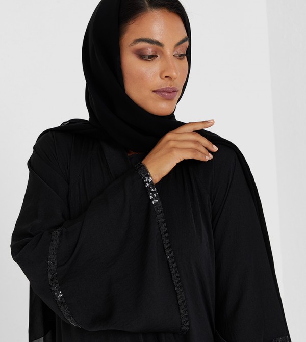 روزا عباية  عباية - أسود Abayas