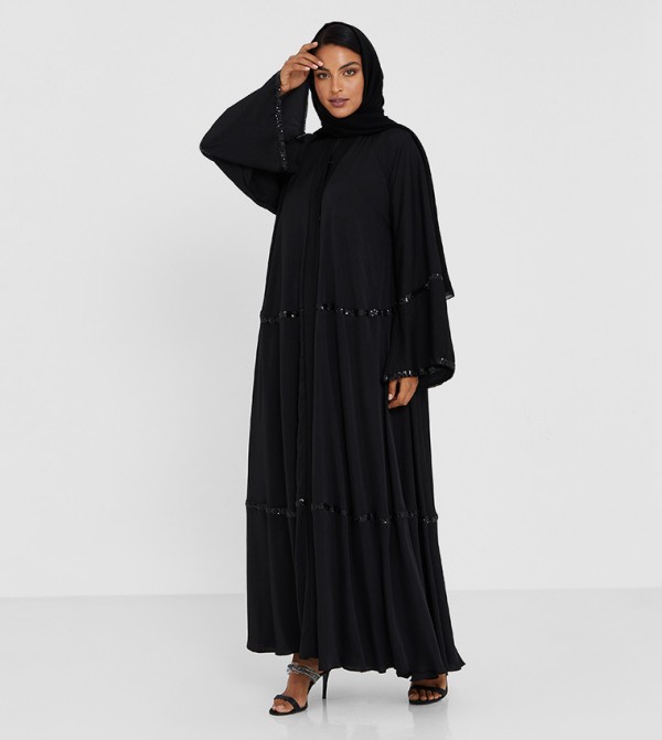 روزا عباية  عباية - أسود Abayas