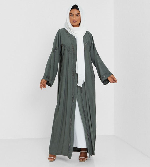 Roza Abaya clothing-store - Green Abayas