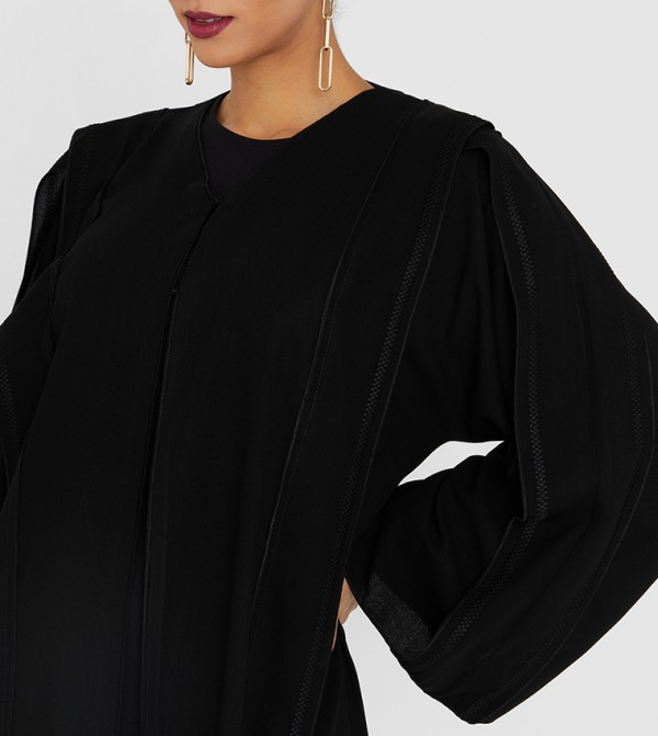 روزا عباية  ملابس عربية  - أسود Abayas