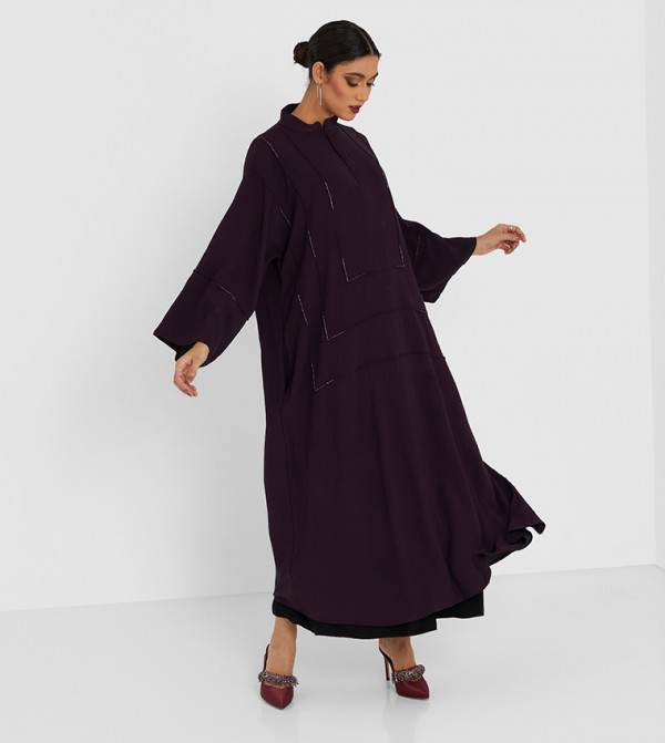 Roza Abaya  Abayas - Maroon Abayas