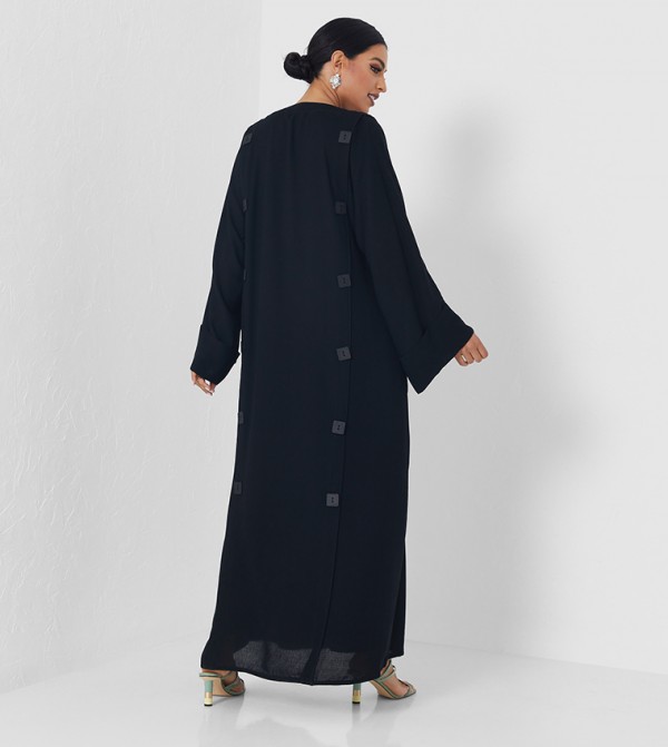روزا عباية  ملابس عربية  - أسود Abayas