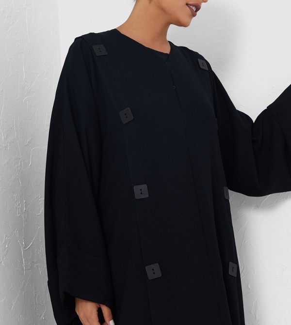 روزا عباية  ملابس عربية  - أسود Abayas