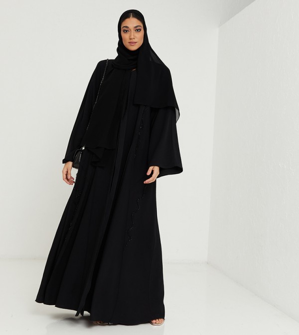 روزا عباية  ملابس - أسود Abayas